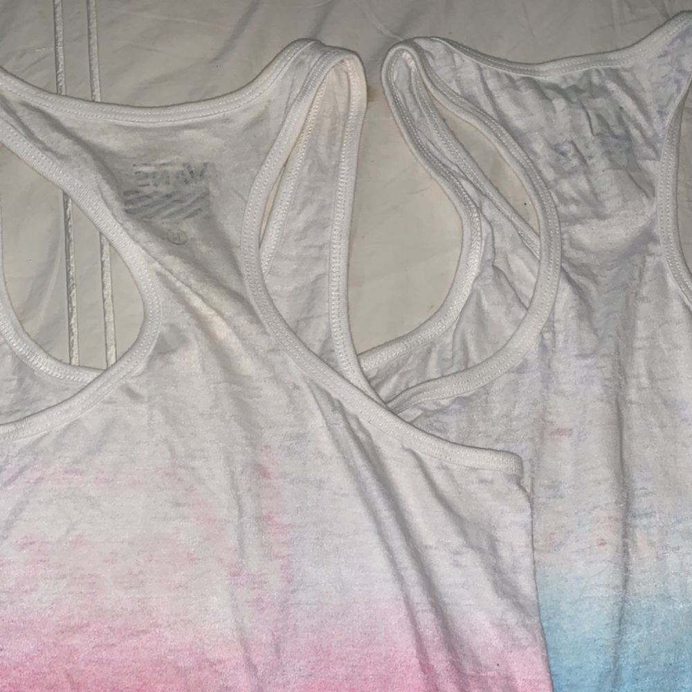 LOT OF 2 VANS RACERBACK TOPS - Picture 3 of 3